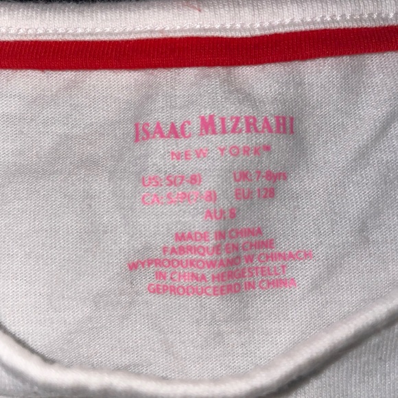 Girl matching set Isaac Mizrahi size 7-8 in good condition - Picture 5 of 5